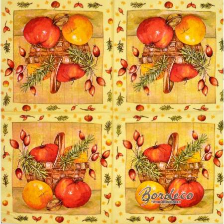 Serwetka decoupage seria VIVA dynie 33x33cm